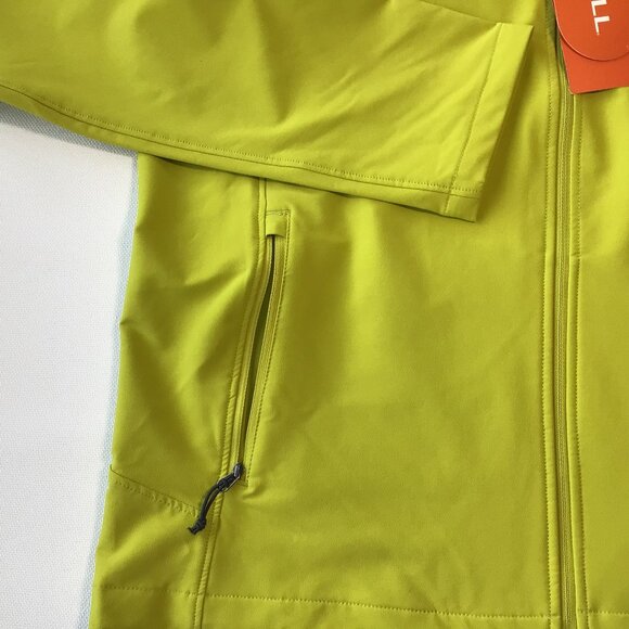 NWT Merrell Jacket Full Zip Softshell Yellow-Green Men's Medium - Picture 7 of 14